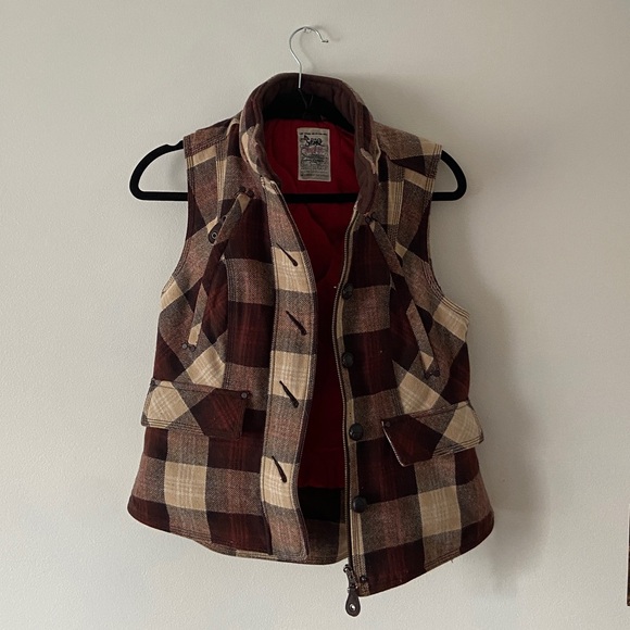 Vintage Triple Five Soul Plaid Vest - Picture 1 of 3